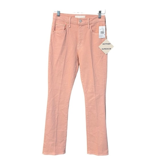 MOTHER Denim - Mother Superior The Insider Hover Jeans Peach Parfait 26 NWT Spring Contemporary